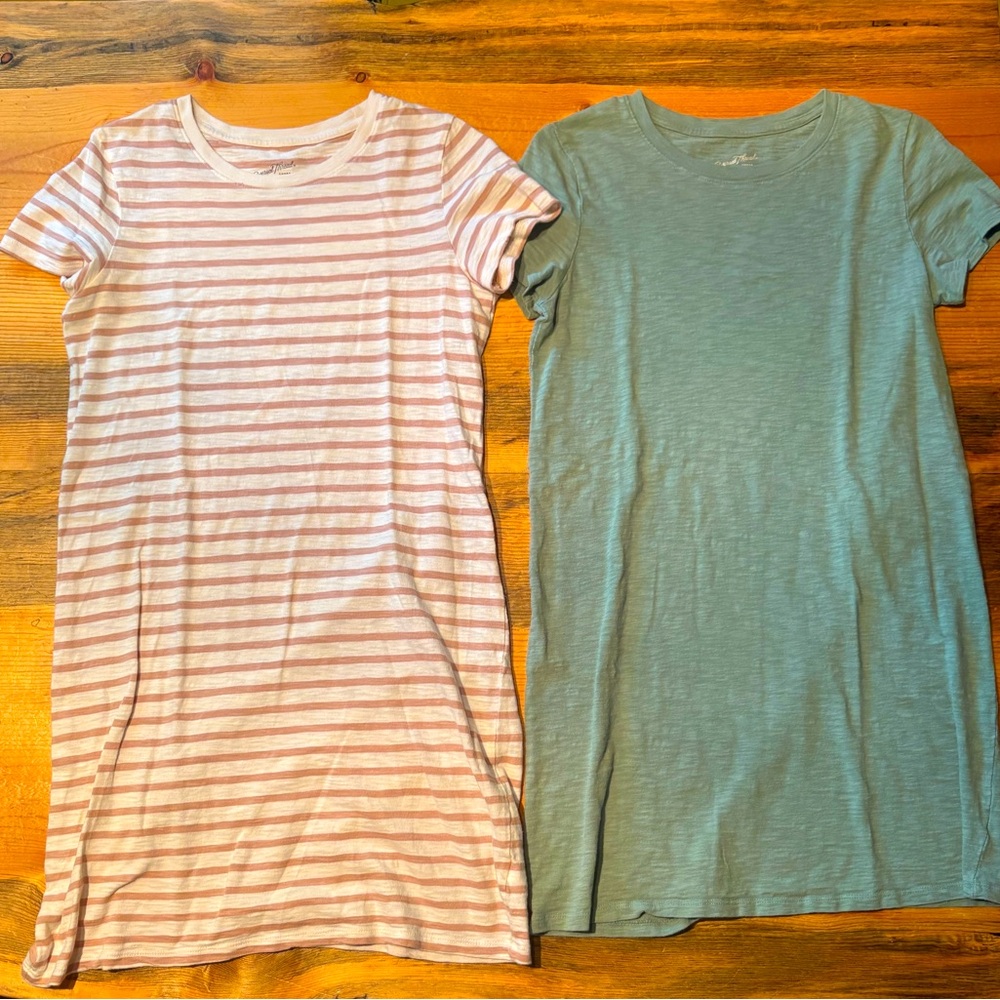 *Two* Cotton Tee Dresses, XS.